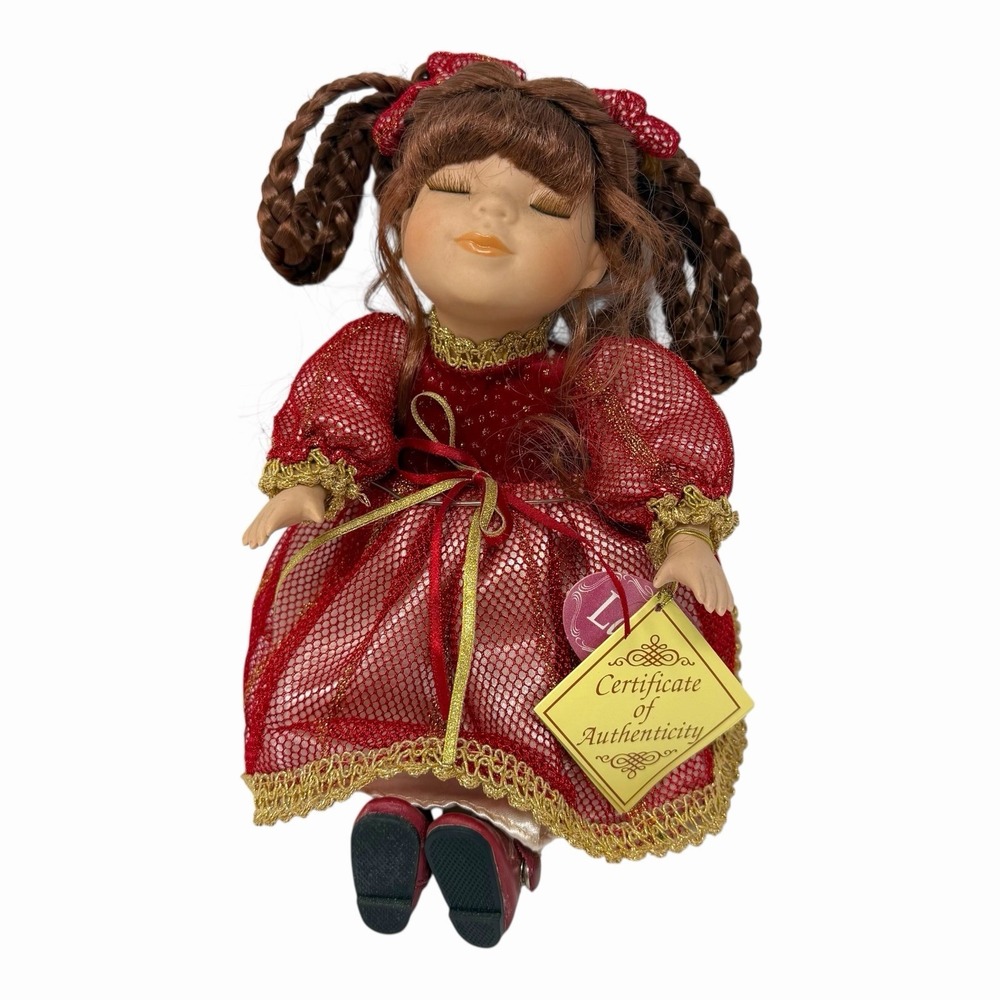 Vintage Porcelain Animated Wind Up Musical Doll- Collector's‎ Choice- Laura